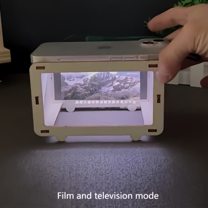 Home Cinema Experience - DIY 3D Holografische Telefoonprojector Mini Home