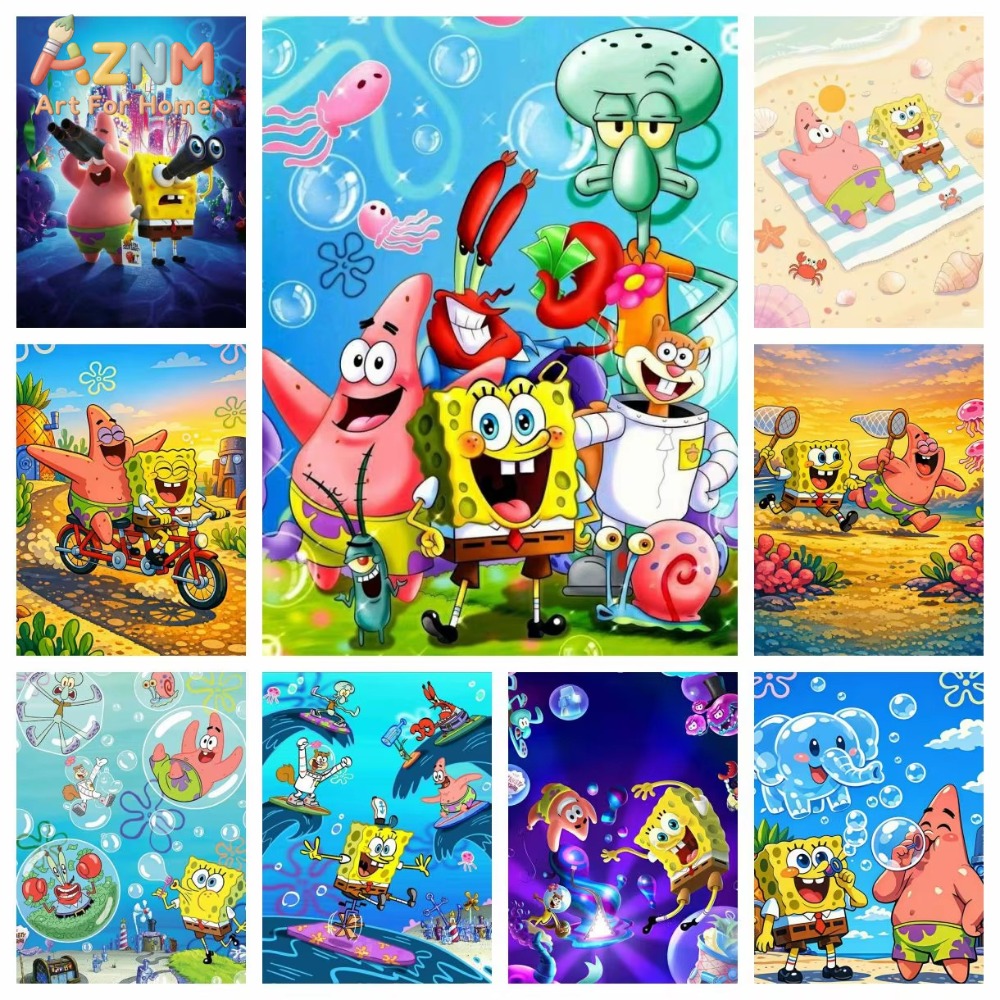 Home Cinema Classic - 1 stuk schattige F-grappige Spongebob poster