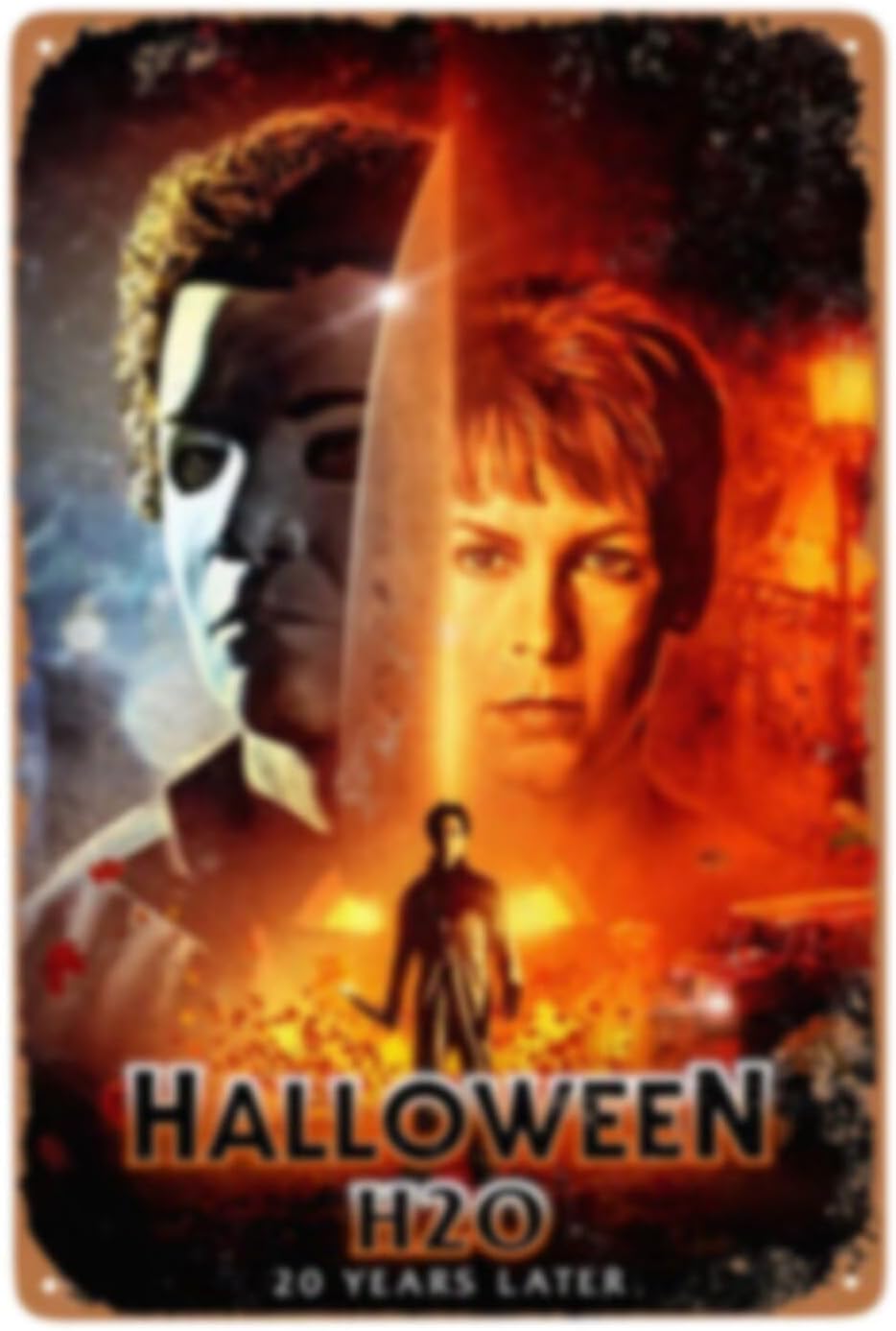 Vintage Home Cinema - Vintage film blikken borden Halloween filmposters