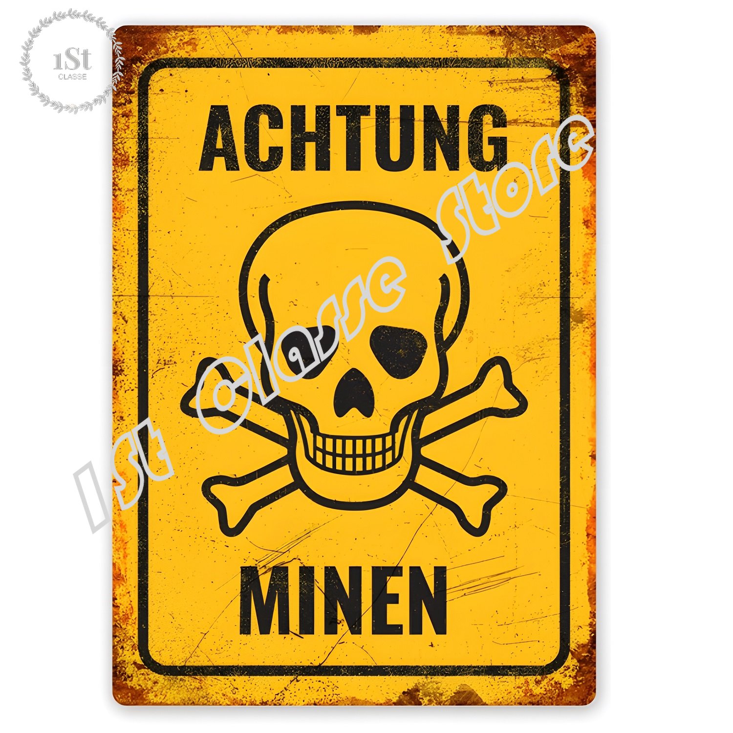 Home Cinema Logo - Achtung Minen Tin Teken Kunst Wanddecoratie,