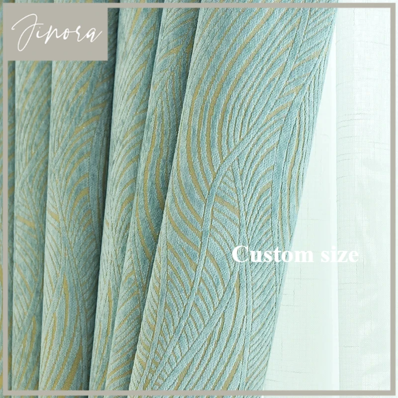 Blackout Curtain Thick - Chenille luxe gordijnen voor woonkamer slaapkamer