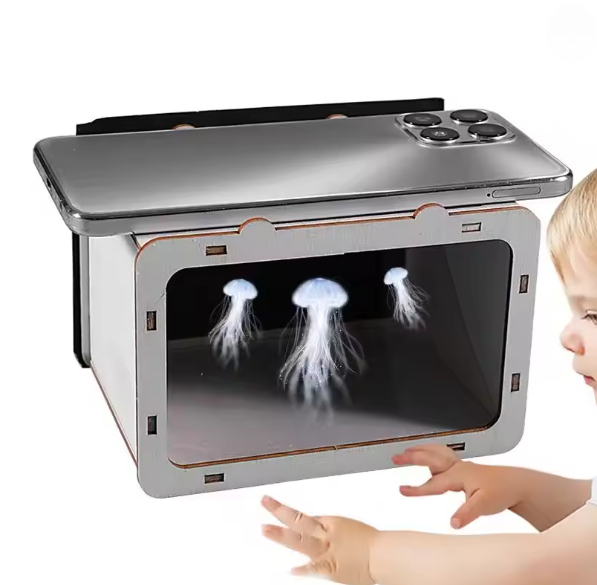 Home Cinema Experience - 1pc 3D Holografische TV-bioscoopprojector Smart Phone