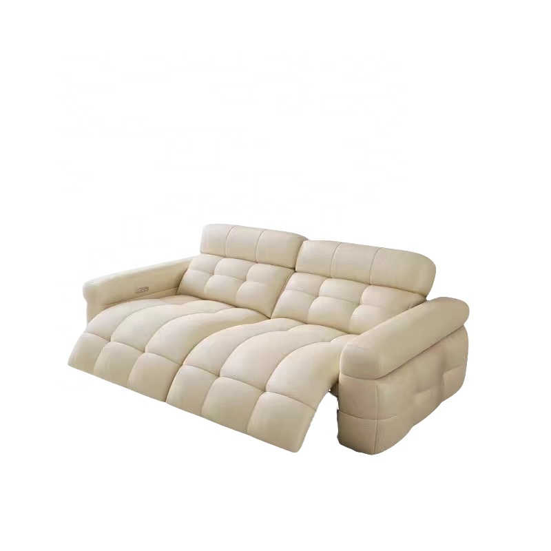 Home Cinema Experience - Aangepaste elektrische converteerbare lederen thuisbioscoop fauteuil