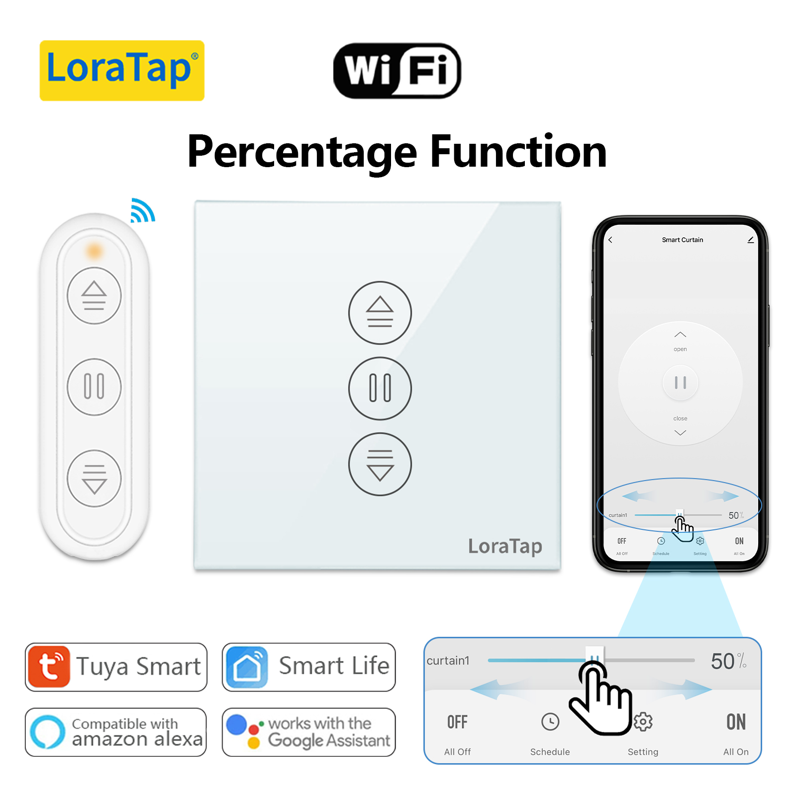 Home Cinema App - Tuya Smart Life EU WiFi rolluikgordijnschakelaar