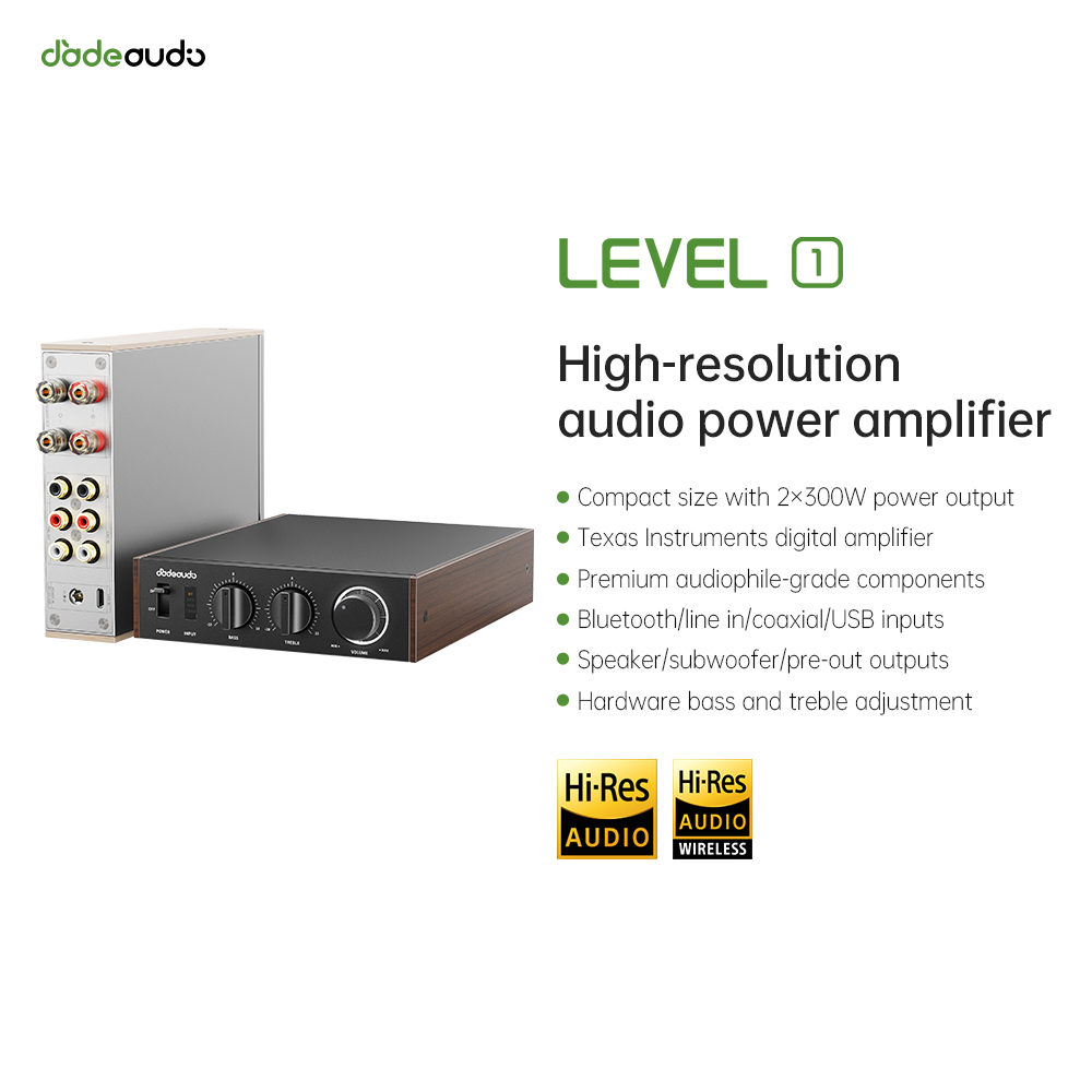 Home Cinema App - JadeAudio Level 1 Desktop HiFi Bluetooth