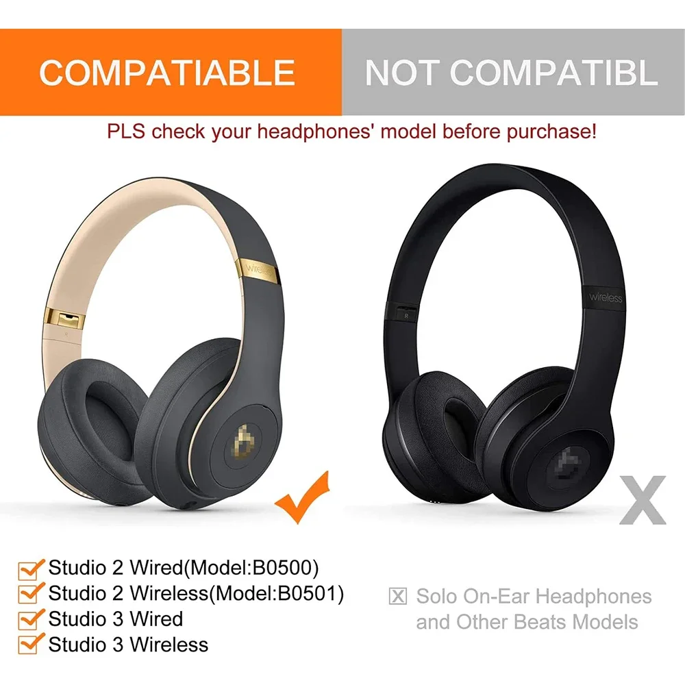 Beats Headphone Solo 4 - Sport Cooling-Gel vervangende oorkussens voor Beats