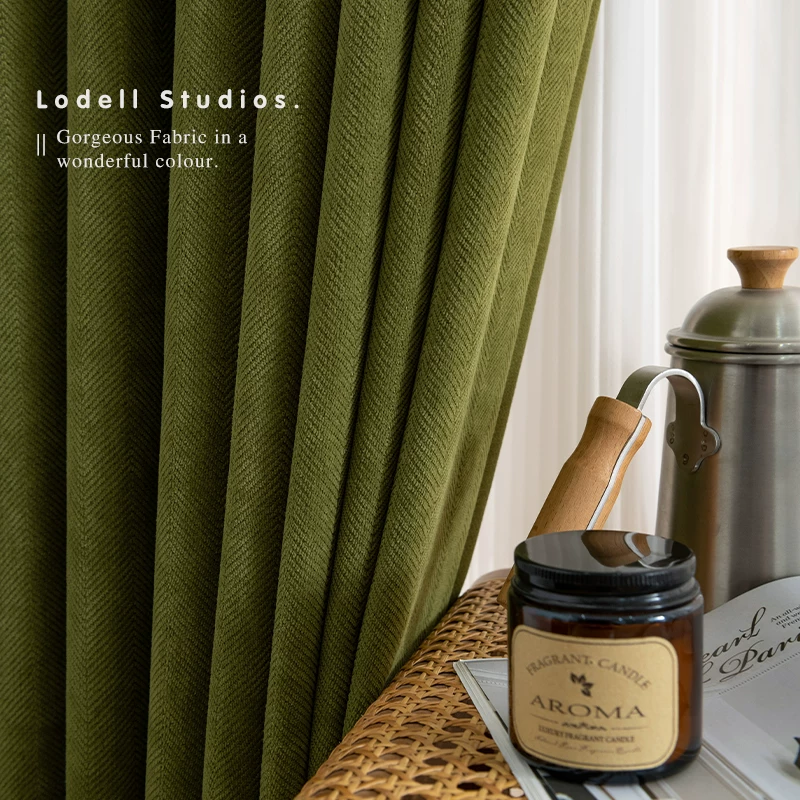 Op maat gemaakte elegante olij - Blackout Curtain Thick recensie en prijs