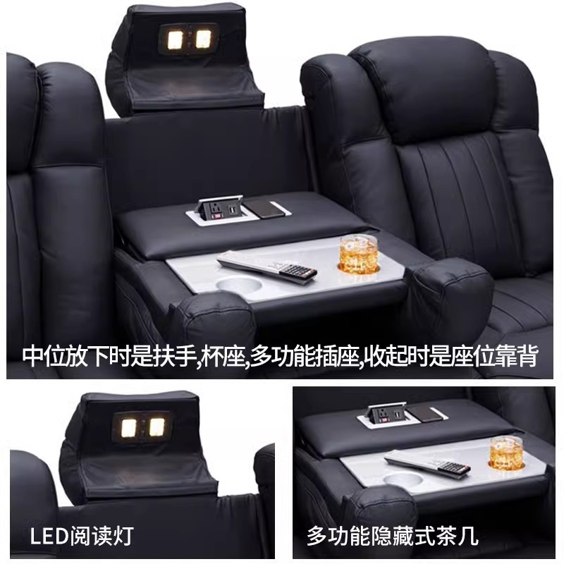 Zwarte bioscoopstoelen Lounge  - Home Cinema Lounge recensie en prijs