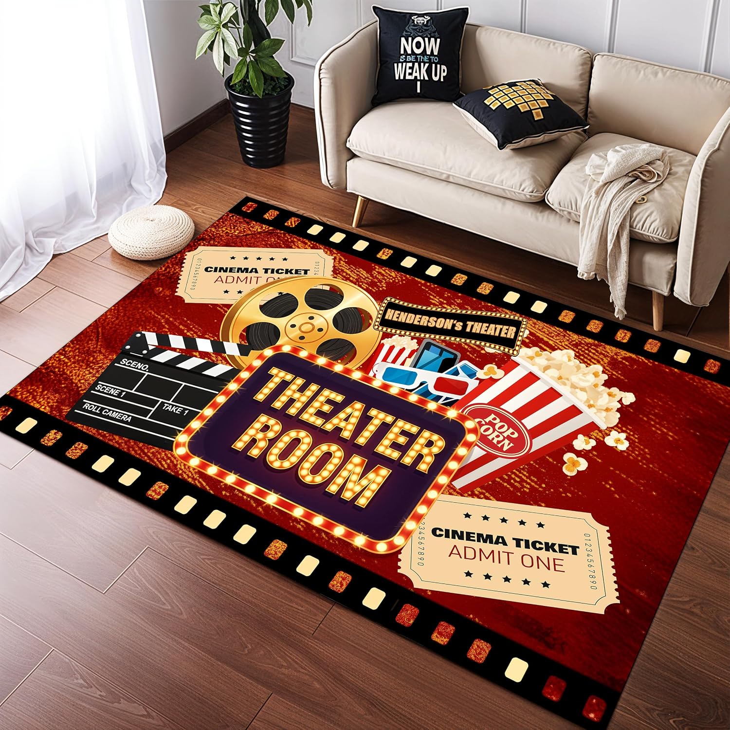 Gegraveerd naam-cinema-tapijt, - Home Cinema Experience recensie en prijs