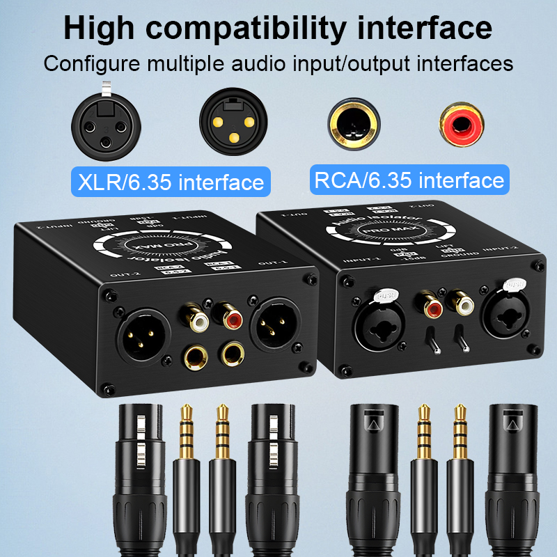 3Pin XLR/RCA/TS/TRS Ground Loo - Home Cinema Equipment recensie en prijs