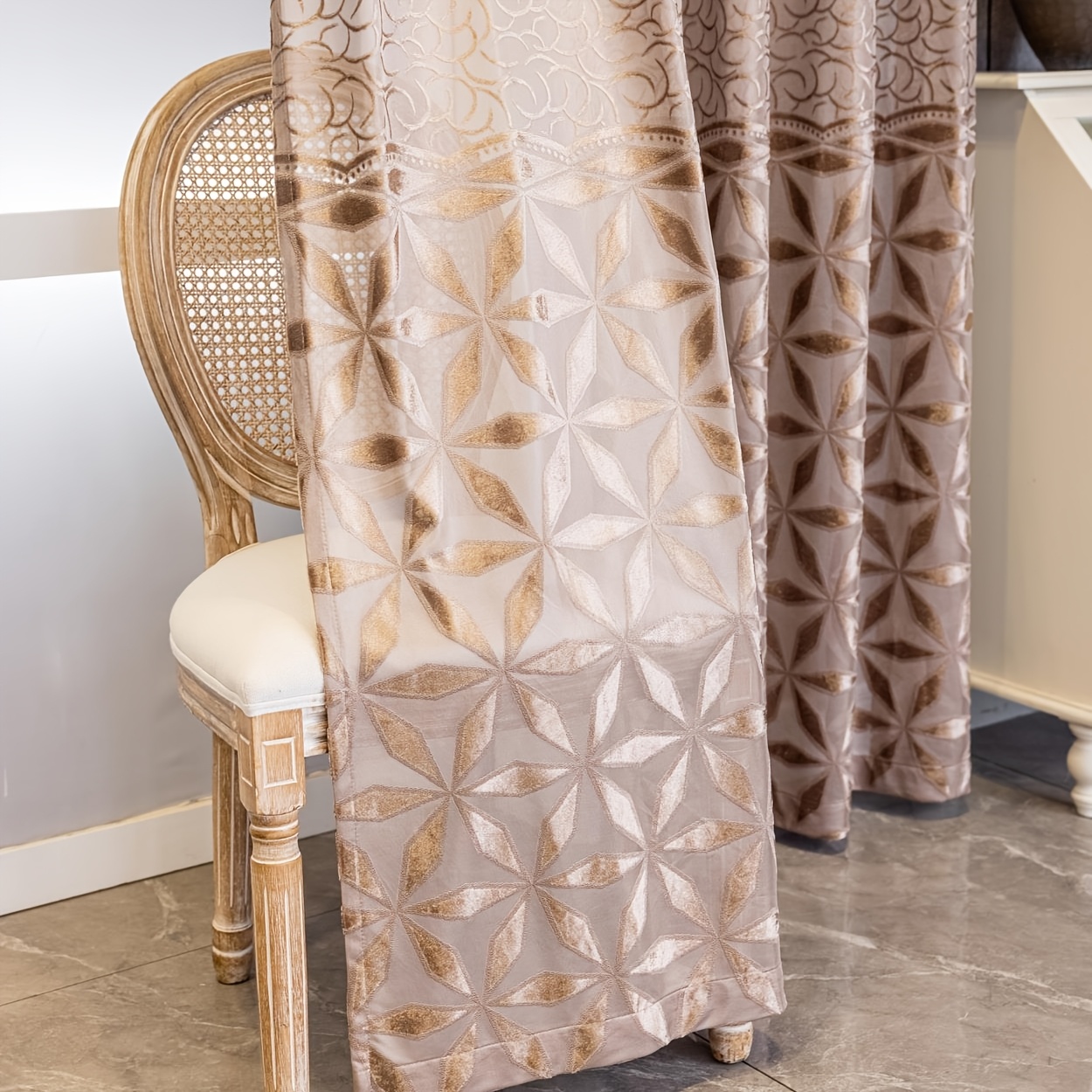 1PC Luxe Europese Geometrische - Blackout Curtain Thick recensie en prijs