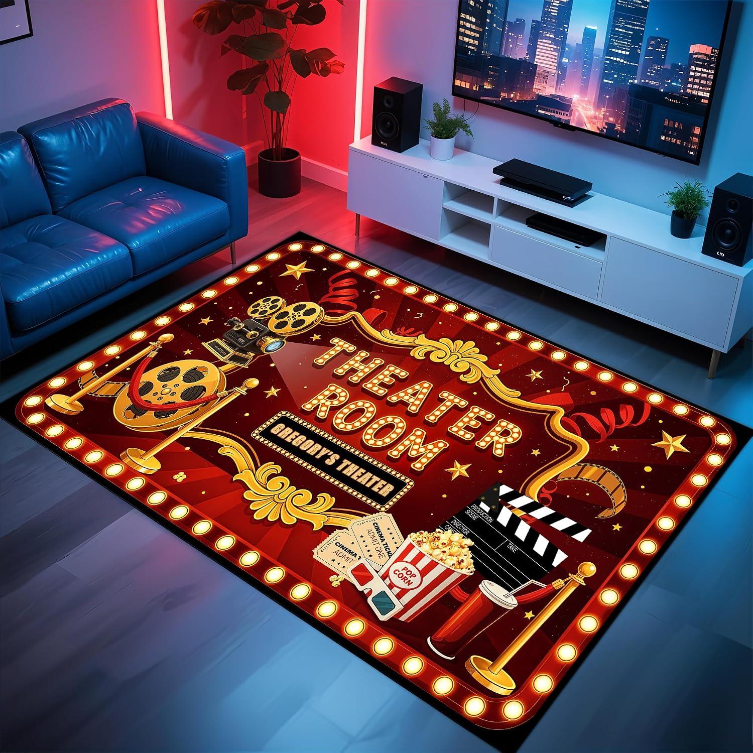 Op maat gemaakte letterprint b - Home Cinema Experience recensie en prijs
